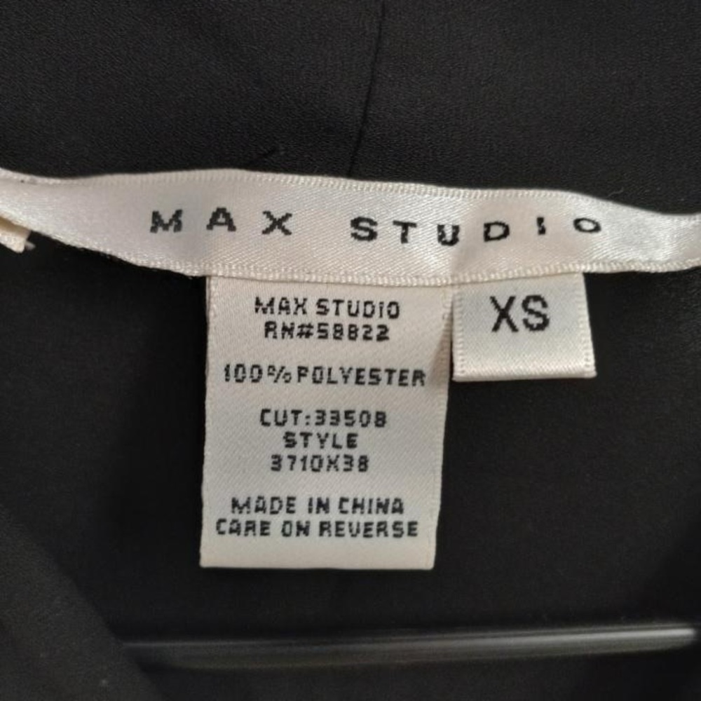Max Studio draped wrap blouse, size XS - Picture 2 of 2